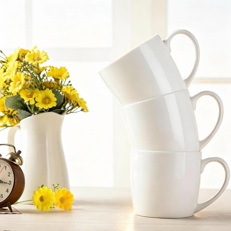 300ML, 3 buah/lot, cangkir kop - Sublimation Mug White ulasan dan harga